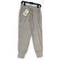 NWT Womens Gray Space Dye Elastic Waist Drawstring Jogger Pants Size Small image number 1