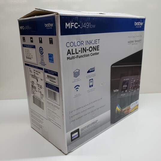 Brother MFC-J491DW All in One Wi-Fi Printer (Open Box) Untested image number 3