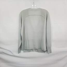 Poetry Light Gray Blue Cashmere Cardigan Sweater WM Size M alternative image