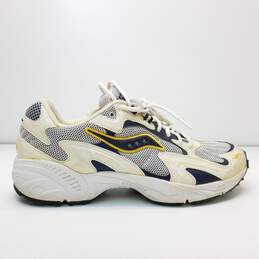 Saucony XT 600 Tan Navy Blue Athletic Shoes Men's Size 9.5
