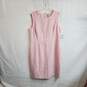 Kasper Light Pink Sleeveless Shift Dress WM Size 16 NWT image number 1