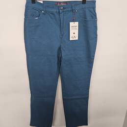 Gloria Vanderbilt Amanda Teal Slimming Jeans