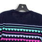 NWT Womens Multicolor 3/4 Sleeve Round Neck Cardigan Sweater Size M image number 4