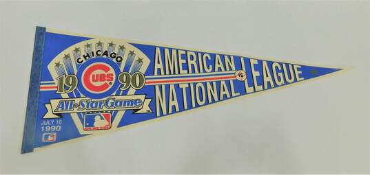 Various Vintage/Vintage-Styled Sports Pennants (Chicago Cubs, Illinois Colleges) image number 2