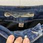 Womens Blue Denim Stretch Medium Wash 5-Pocket Design Skinny Jeans Size 14 image number 3