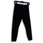 Womens Black Flat Front Elastic Waist Pull-On Compression Leggings Size S image number 2