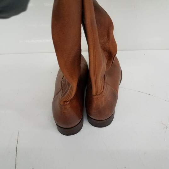 Frye Brown Leather Riding Boots Size 11B image number 5