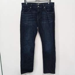 7 For All Mankind Jeans Men's Luxe Performance Straight Leg Denim Jeans Size 34