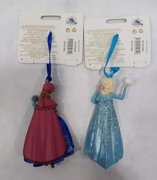 Disney Store Sketchbook Frozen Anna & Elsa Christmas Ornaments image number 2