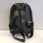 Beverly Hills Polo Club Black PU Small Zip Backpack Bag image number 2