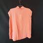 A Loves A Women Pink Button Up Top Sz S NWT image number 4
