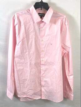 Express Men Pink Dress Shirt XL