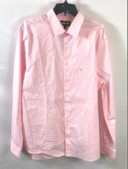 Express Men Pink Dress Shirt XL image number 1
