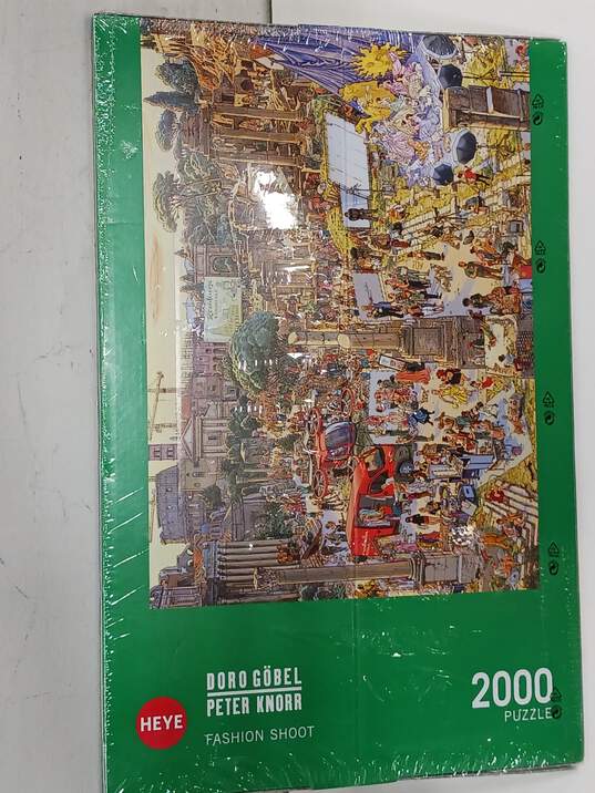 Heye Doro Gobel Peter Knorr Fashion Shoot 2000 Piece Puzzle Made in Germany image number 3