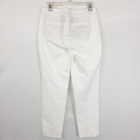 Talbots Women White Pants Sz 6P NWT image number 2