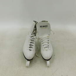 Jamie Sale David Pelletier White Leather CCM Pirouette Women's Size 5 Ice Skates