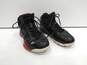 Fila Men's Retro Black/Red Basketball Shoes Size 11 image number 1