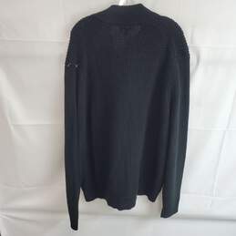 Banana Republic Black Button Up Knit Cardigan Sweater NWT Size XL alternative image
