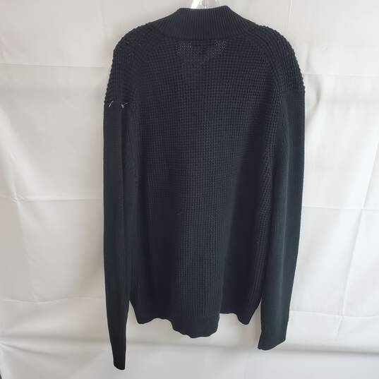 Banana Republic Black Button Up Knit Cardigan Sweater NWT Size XL image number 2