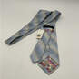 NWT Mens Blue Silk Four-In-Hand Classic Adjustable Designer Neck Tie image number 2