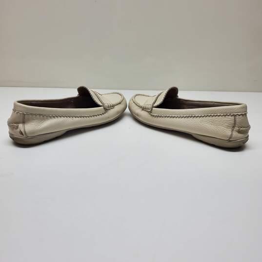 Coach Odette White Women's Loafer's Boat Shoes Size 7B image number 4