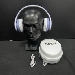 Tuiny Wireless Purple Over the Ear Portable Headphones Model WH-816