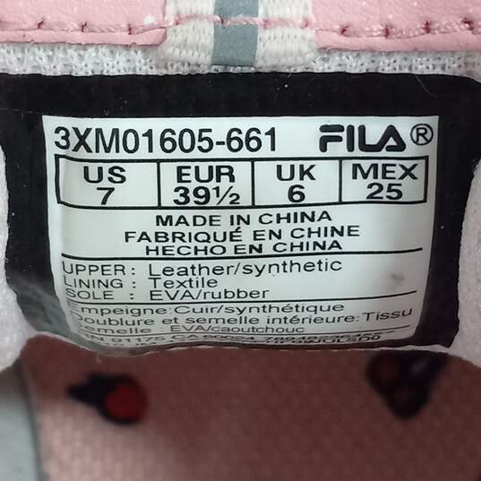 Fila Disruptors Women's Pink Leather Sneakers Size 7 image number 7