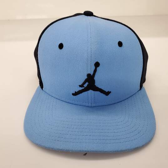 Nike Jumpman Light Blue Black Basketball Cap (One Size Fits Most) image number 3