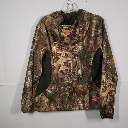 NWT Womens Realtree Xtra 1/4 Zip Long Sleeve Pullover Hoodie Size Medium image number 2