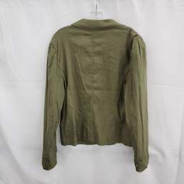 INC International Concepts Burnt Olive Long Sleeve Blazer Jacket NWT Size XL alternative image
