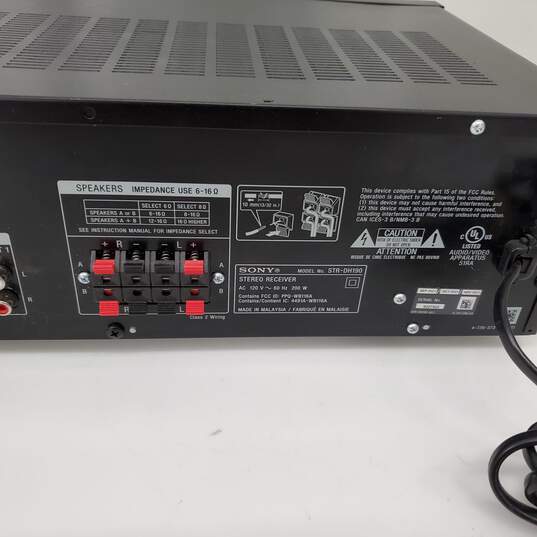 Sony STR-DH190 Stereo Receiver Untested image number 3