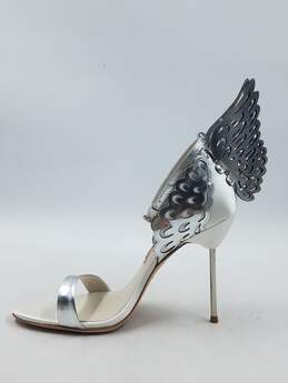 Sophia Webster Evangeline Winged Silver Sandal W 9 alternative image