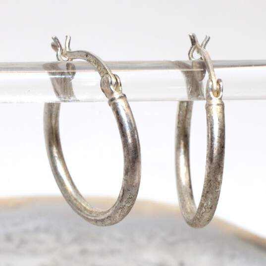 Sterling Silver Hoop Earring Set image number 2