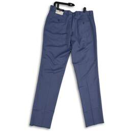NWT Jos. A. Bank Mens Blue Tailored Fit Flat Front Dress Pants Size 38R alternative image