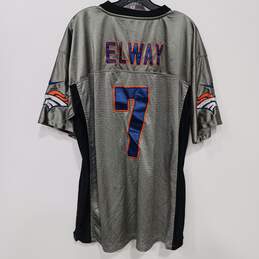 NFL Denver Broncos #7 Elway Silver Jersey Men's Size 52 alternative image