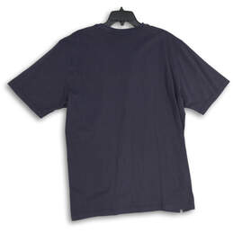 Mens Navy Blue Short Sleeve Crew Neck Regular Fit Pullover T Shirt Size XXL alternative image