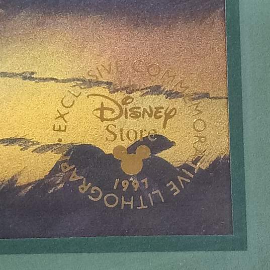 4PC Framed Walt Disney Lithograph Exclusive Commemorative Print Bundle image number 8
