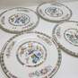 Wedgwood England Kutani Crane Dinner Plates 10.5inch Set of 6 Vintage 1971 image number 3