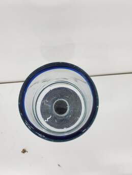 Cobalt Blue Rim Small Wine Glass alternative image