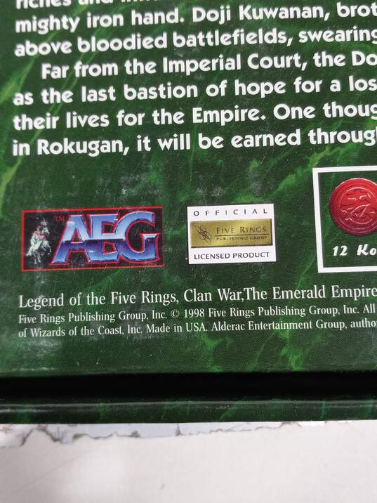 Pair of Clan War Legend of the Five Rings Expansion Packs image number 8