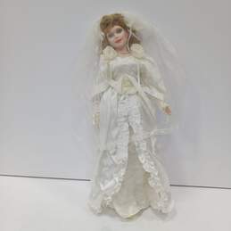 Large (29 Inches Tall) Porcelain Bride Doll