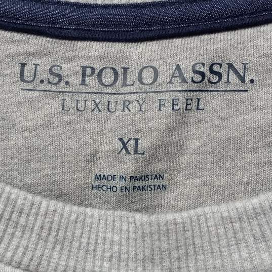 Men's U.S. POLO ASSN. Size XL Grey Sweatshirt image number 3