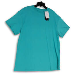 NWT Womens Blue Air Jordan Crew Neck Short Sleeve Pullover T-Shirt Size XS