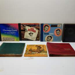Vintage 78 RPM Records Lot Tex Ritter The Platters Christmas Carols & More