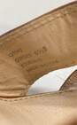 Coach Ginger Tan T-Strap Strappy Leather Sandals Women's Size 6.5B image number 7