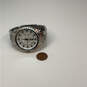Designer Fossil CH-2485 Silver-Tone Stainless Steel Round Analog Wristwatch image number 3