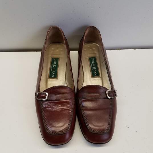 Cole Haan Italian Leathers Heeled Loafers US 5.5 image number 6