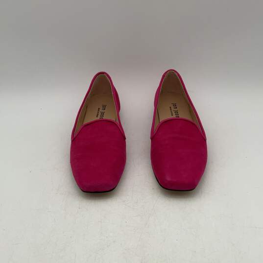 Jon Josef Womens Pink Square Toe Slip On Ballet Flats Size 7 image number 1