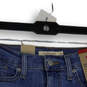 NWT Womens Blue Denim Medium Wash Mid-Length Mom Shorts Size 25 image number 3