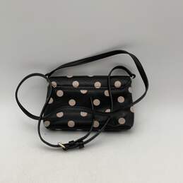 Kate Spade New York Womens Black Pink Leather Polka Dot Crossbody Bag Purse alternative image